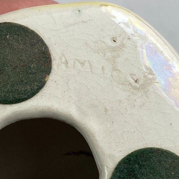 Vintage Hand Painted Lusterware Praying Mother Mary Madonna Figurine - Picture 9 of 10